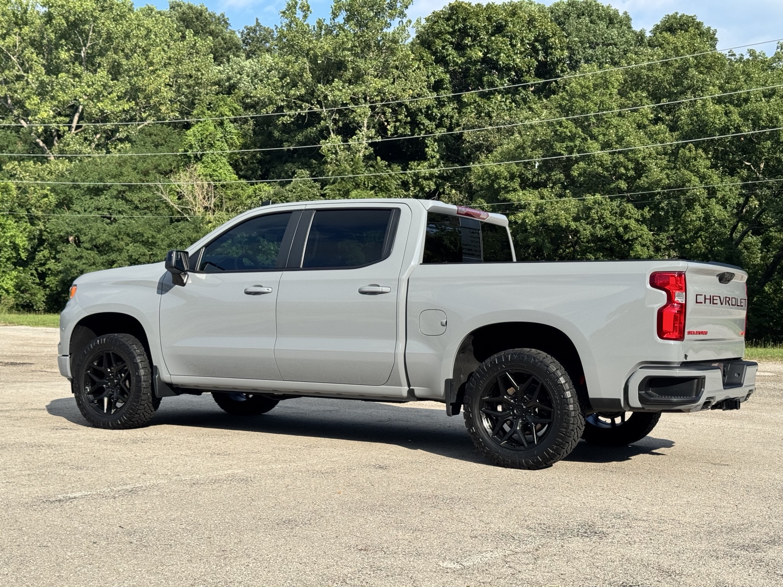 Chevrolet Silverado side profile after protection work