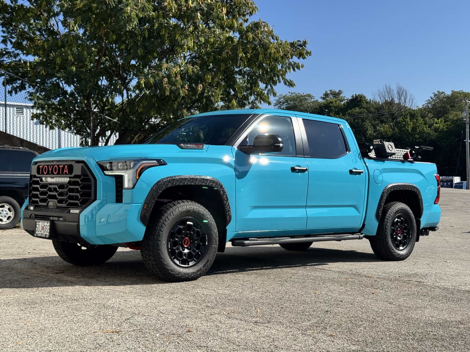 Blue Toyota Tundra TRD Pro protected by STL Auto Defenders in Arnold Missouri
